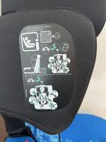 Sessa með baki nr. 1, fyrir 100-150cm ISOFIX - Image 3