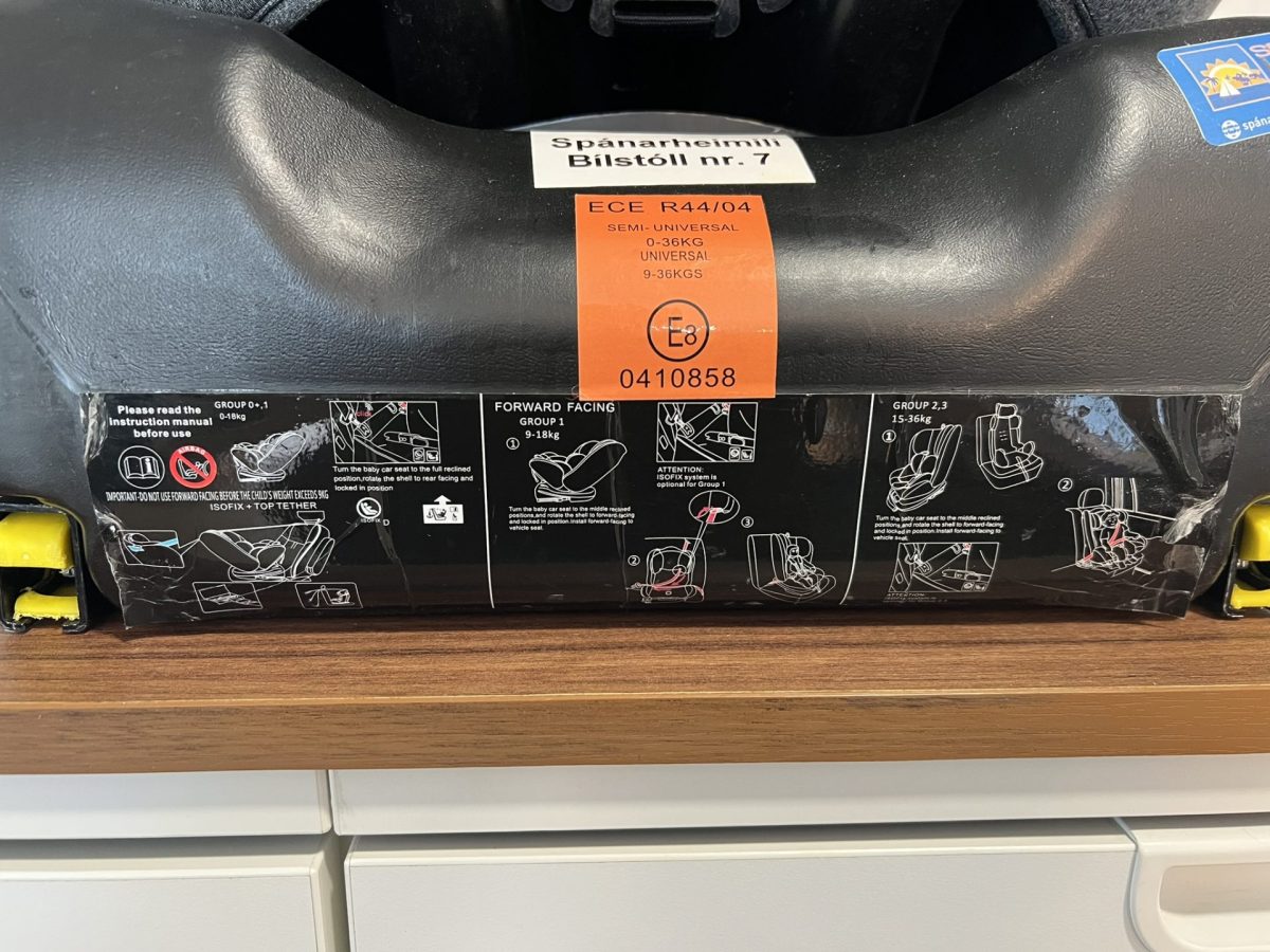 Bílstóll nr. 7 - ISOFIX, fyrir 0-36 kg - Image 2
